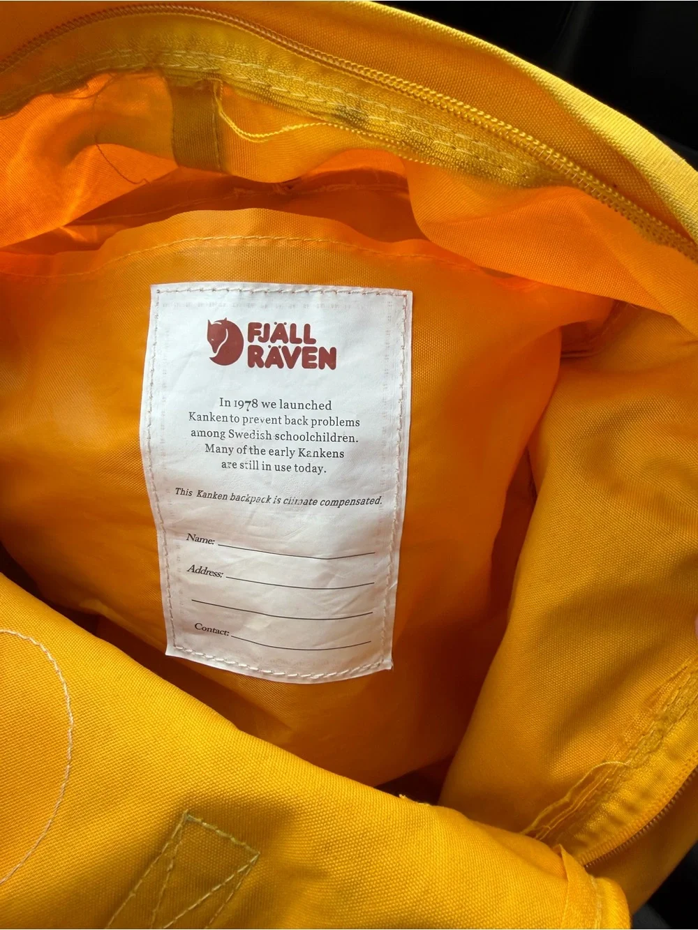 Fjallraven iconic kanken